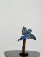 Blauwe grasparkiet met gespreide vleugels - Afbeelding 8